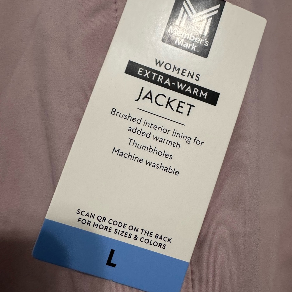 Member’s Mark‎ Women's Lavender Zip Up Jacket Size: Large - Picture 3 of 7